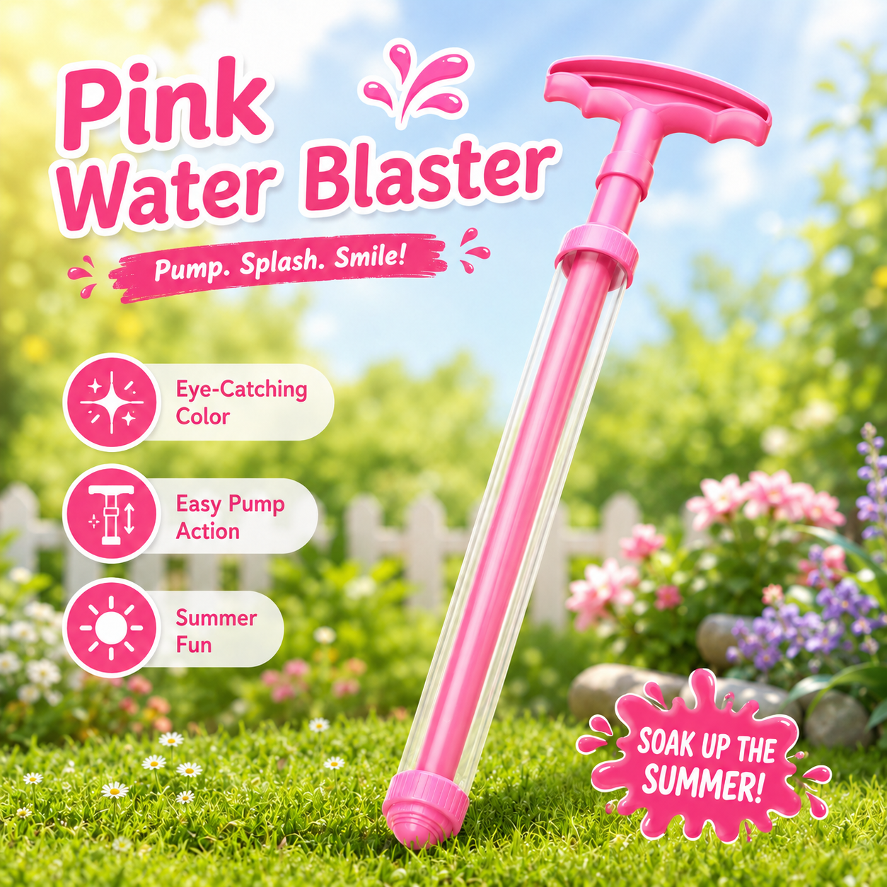 💦2026 New Model Telescopic Water Gun, Summer Outdoor Pool and Beach Water Fight Party Toy-ZO