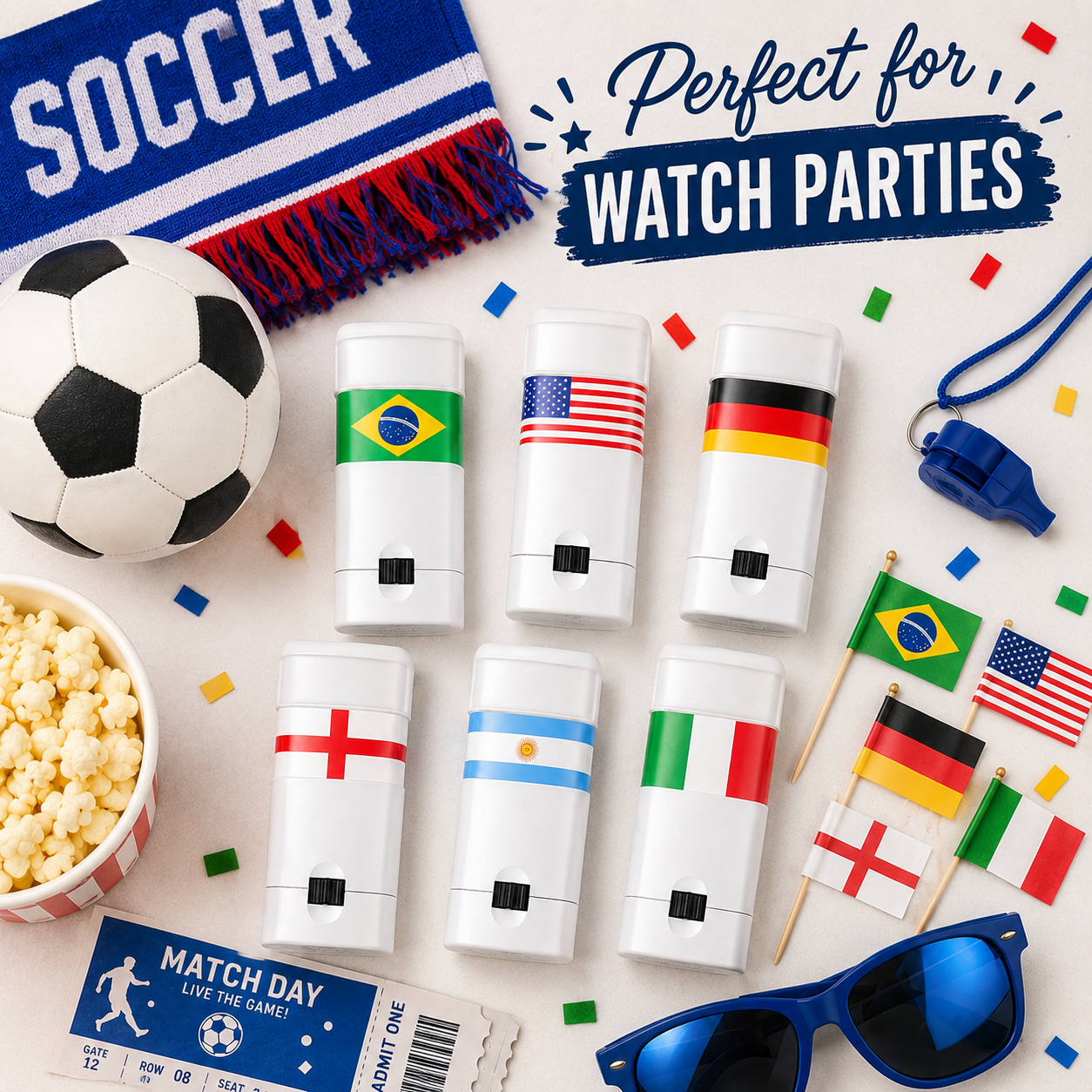 2026 Soccer Fan Face Paint Stick Show Your Team Spirit in Seconds ⚽🌍