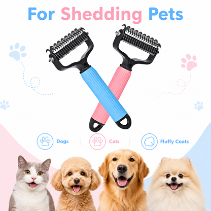 🐾 Universal Pet Detangling Comb for Shedding Pets